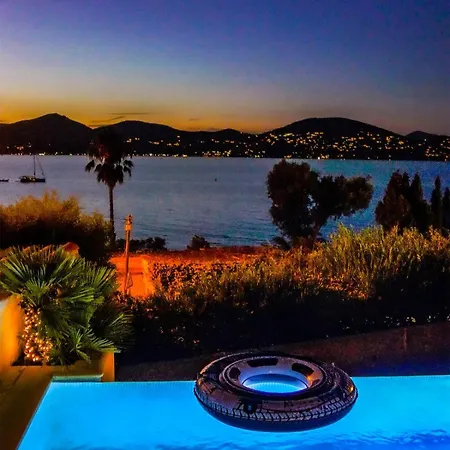 View St-tropez Village And Sea Close By Saint-Tropez