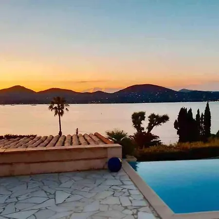 View St-tropez Village And Sea Close By Saint-Tropez